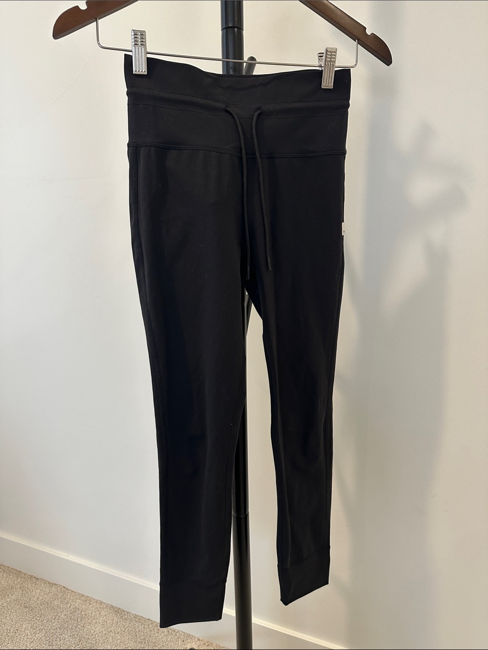 Vuori Black Drawstring Leggings